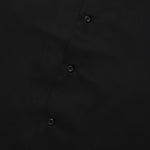 Load image into Gallery viewer, Shortsleeve Shirt Open Collar SADE BLACK
