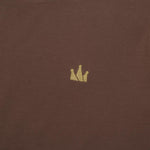 Load image into Gallery viewer, T-Shirt CROWN LOGO SS DARK BROWN
