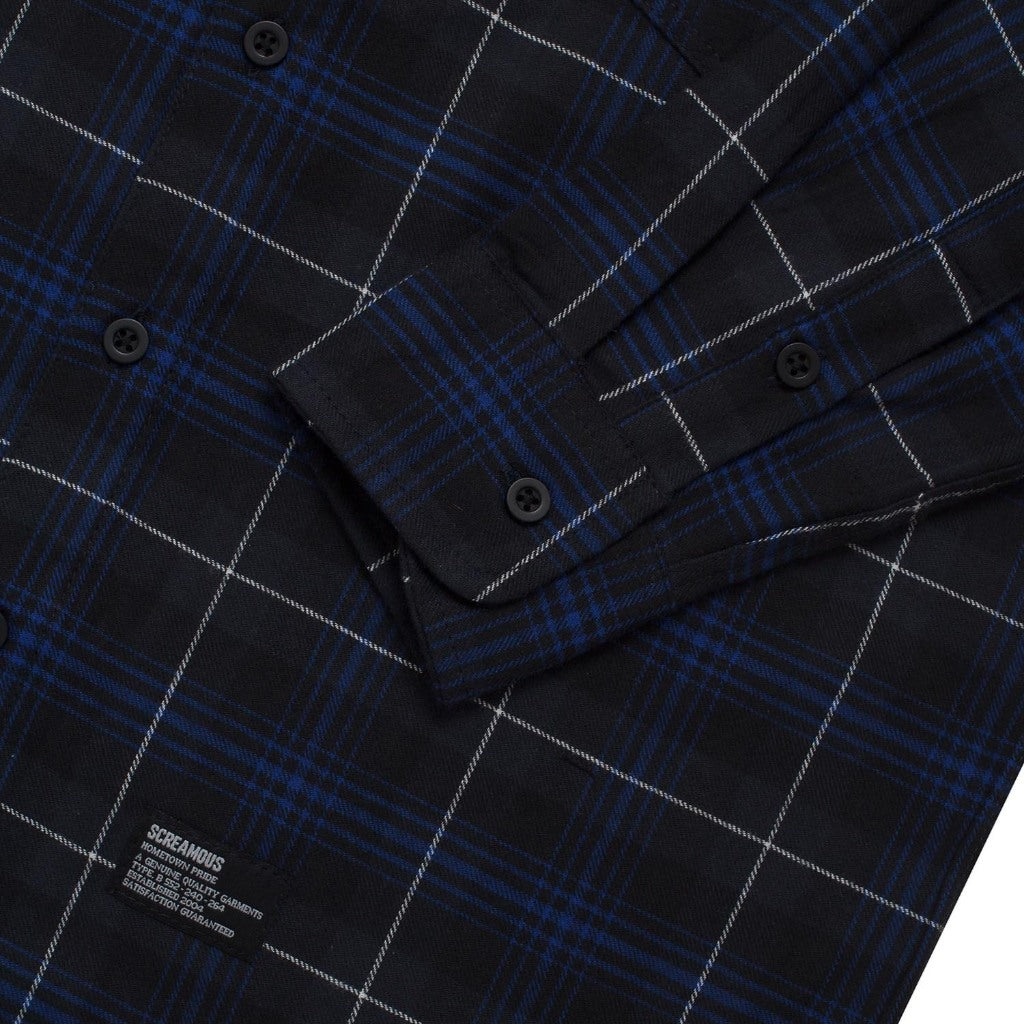 Flannel PETER BLACK NAVY