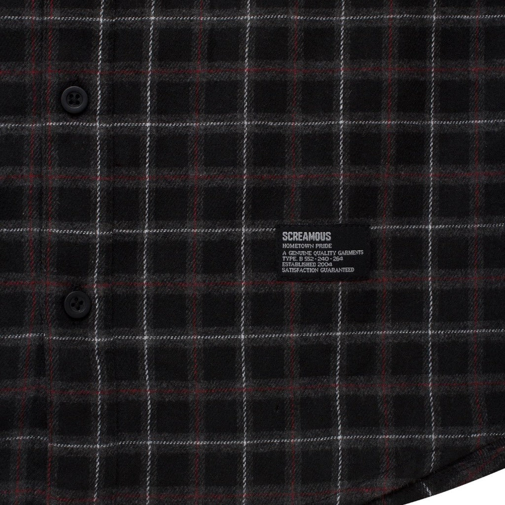 Flannel DYLAN BLACK WHITE