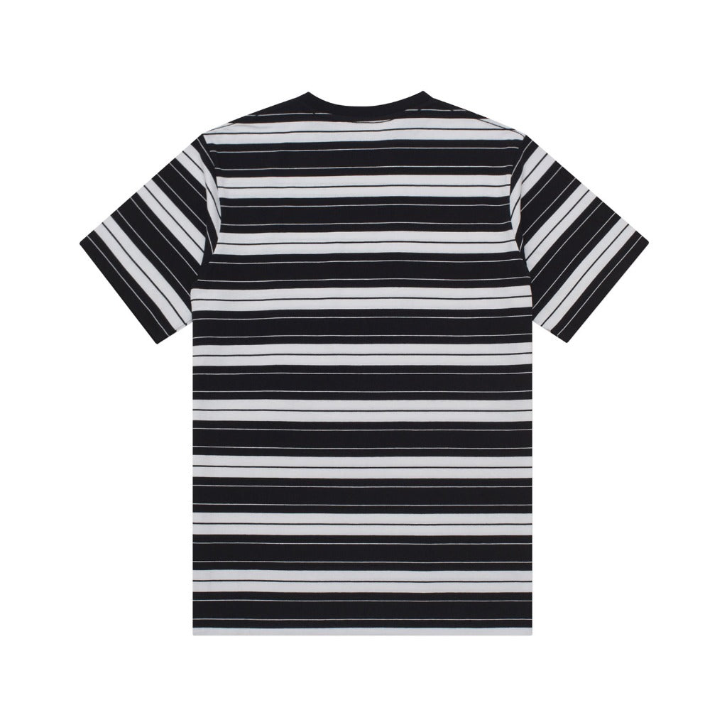 T-Shirt Stripe CLOVIS BLACK WHITE