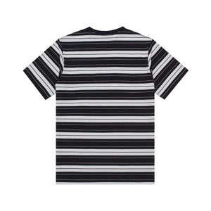 T-Shirt Stripe CLOVIS BLACK WHITE