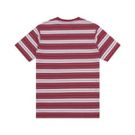 Load image into Gallery viewer, Screamous Kaos T-Shirt Stripe CLOVIS MAROON WHITE
