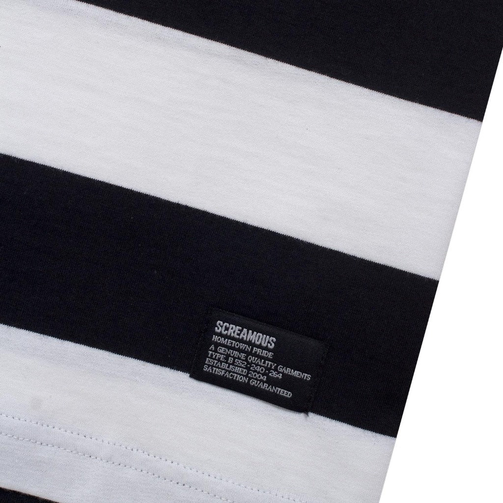 T-Shirt Stripe FORMA BLACK WHITE