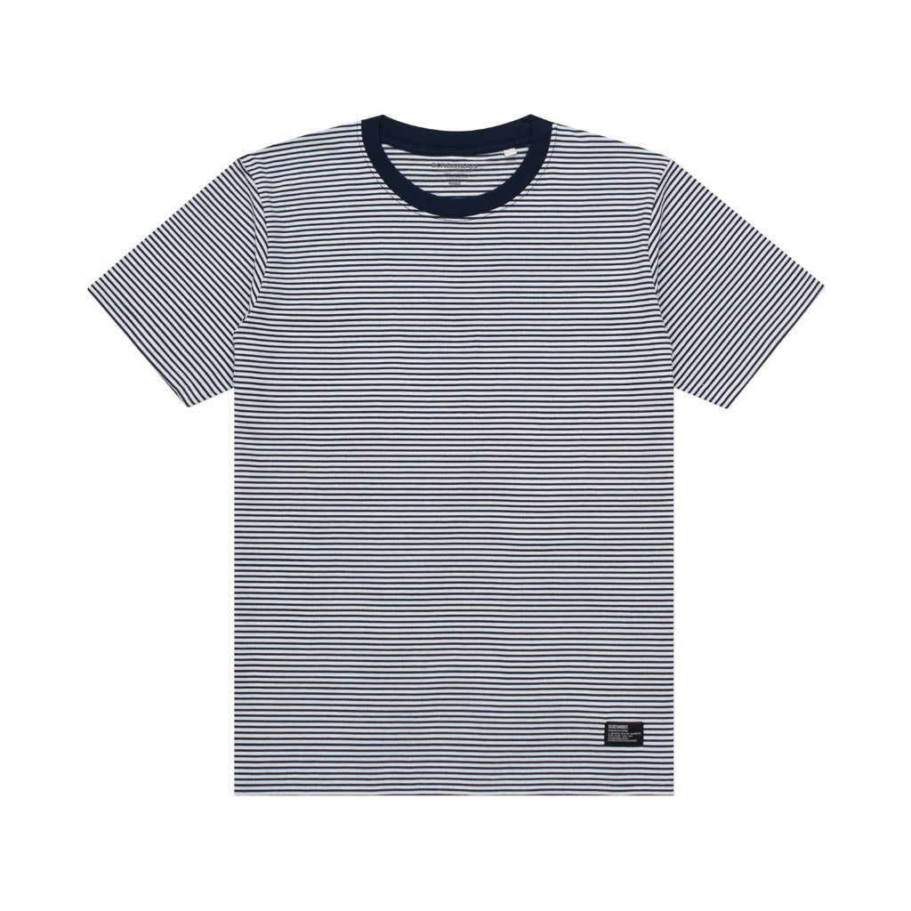 T-Shirt Stripe AKINS NAVY WHITE