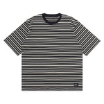 Load image into Gallery viewer, T-Shirt Stripe OVERSIZED AZULF BLACK WHITE
