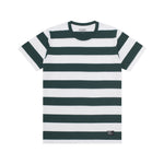Load image into Gallery viewer, T-Shirt Stripe RENHA WHITE GREEN
