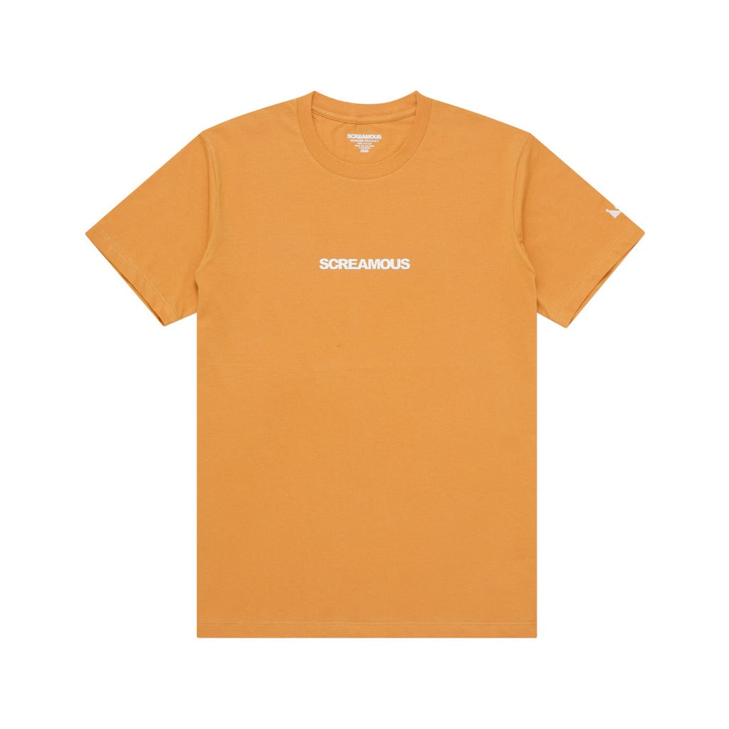 T-Shirt LEGEND TINY ON WHITE MUSTARD