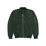 Load image into Gallery viewer, Bomber Canvas Jacket STENCIL FOREST GREEN
