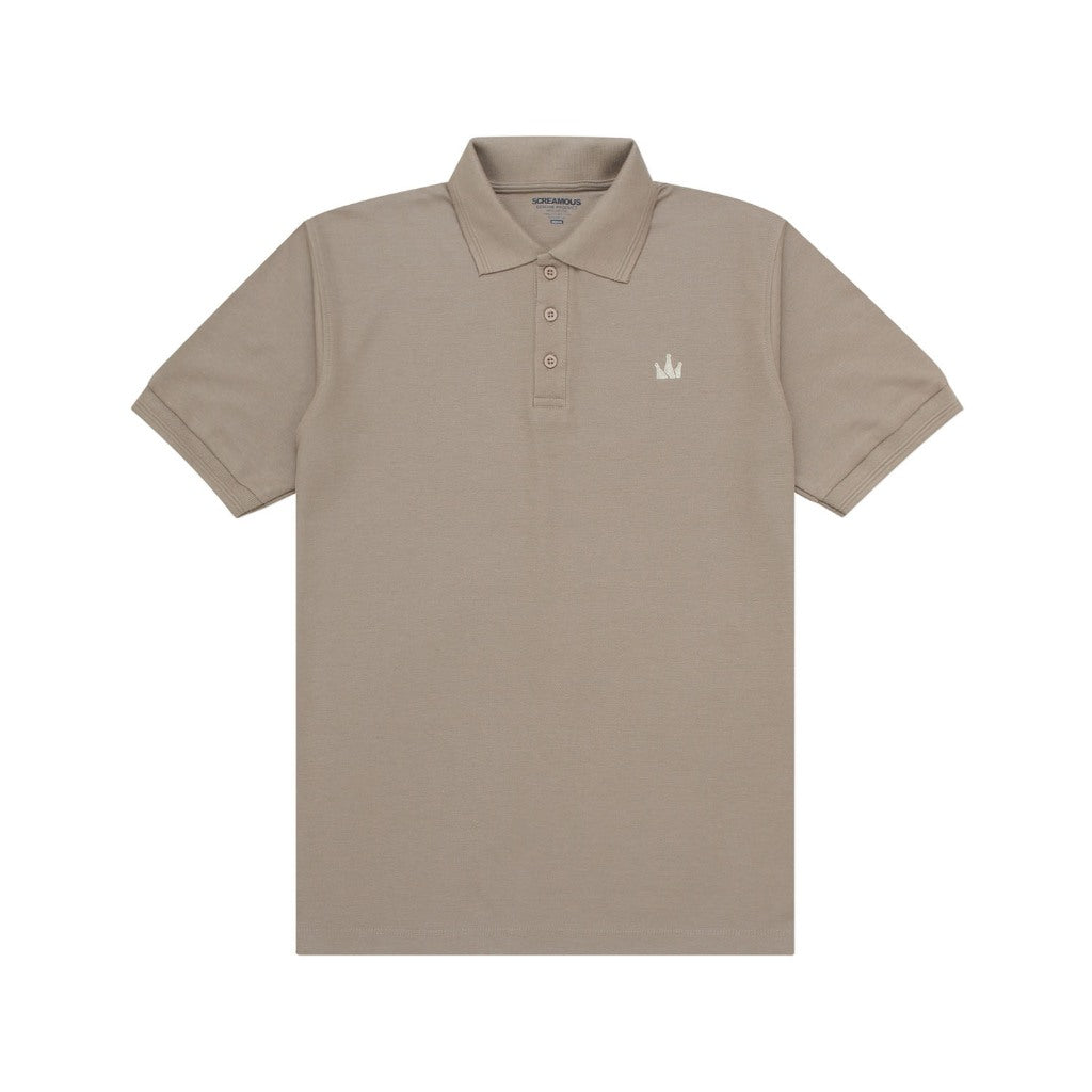 Polo Shirt CROWN SAGE SGE BROWN