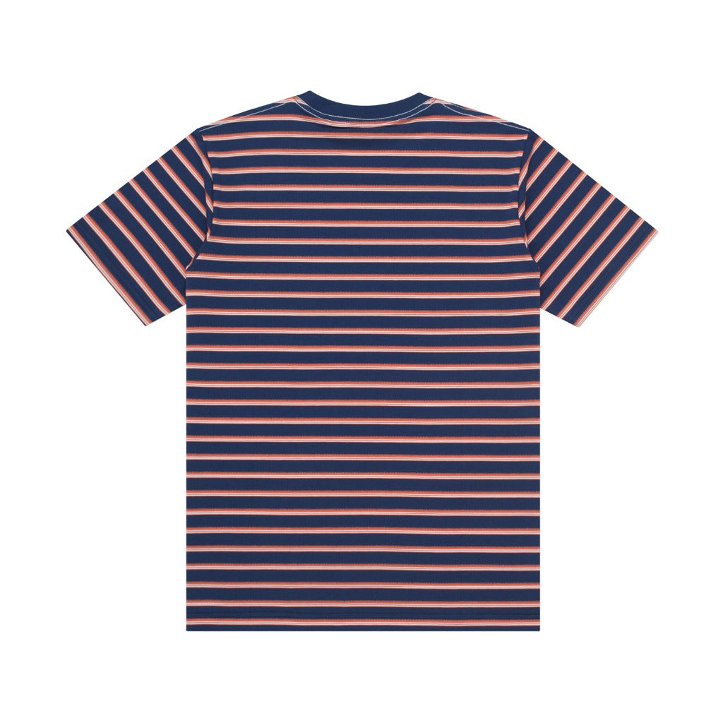 T-Shirt Stripe PATRICK NAVY ORANGE