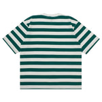 Load image into Gallery viewer, T-Shirt Stripe OVERSIZED SENDHY GREEN WHITE
