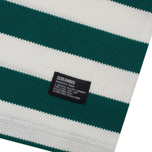 T-Shirt Stripe OVERSIZED SENDHY GREEN WHITE