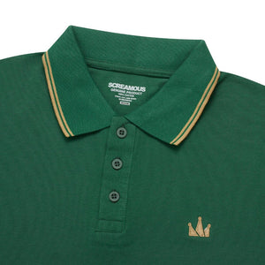 Polo Shirt CROWN LINE GOLD GREEN