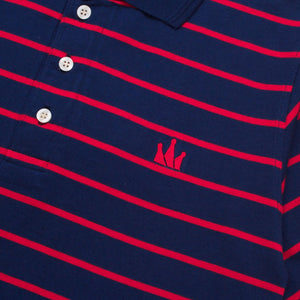 Polo Shirt Stripe MORD NAVY RED
