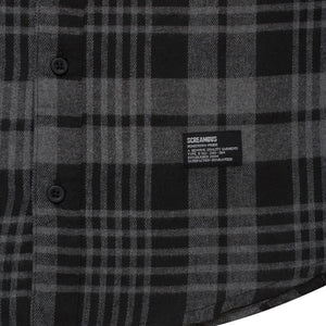 Flannel QUANES BLACK GREY