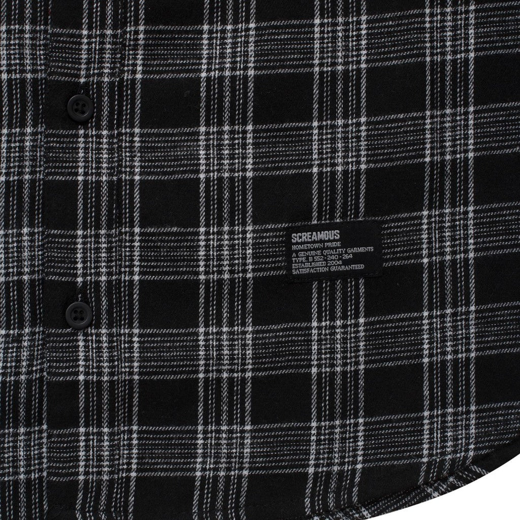 Flannel OMAR BLACK MISTY