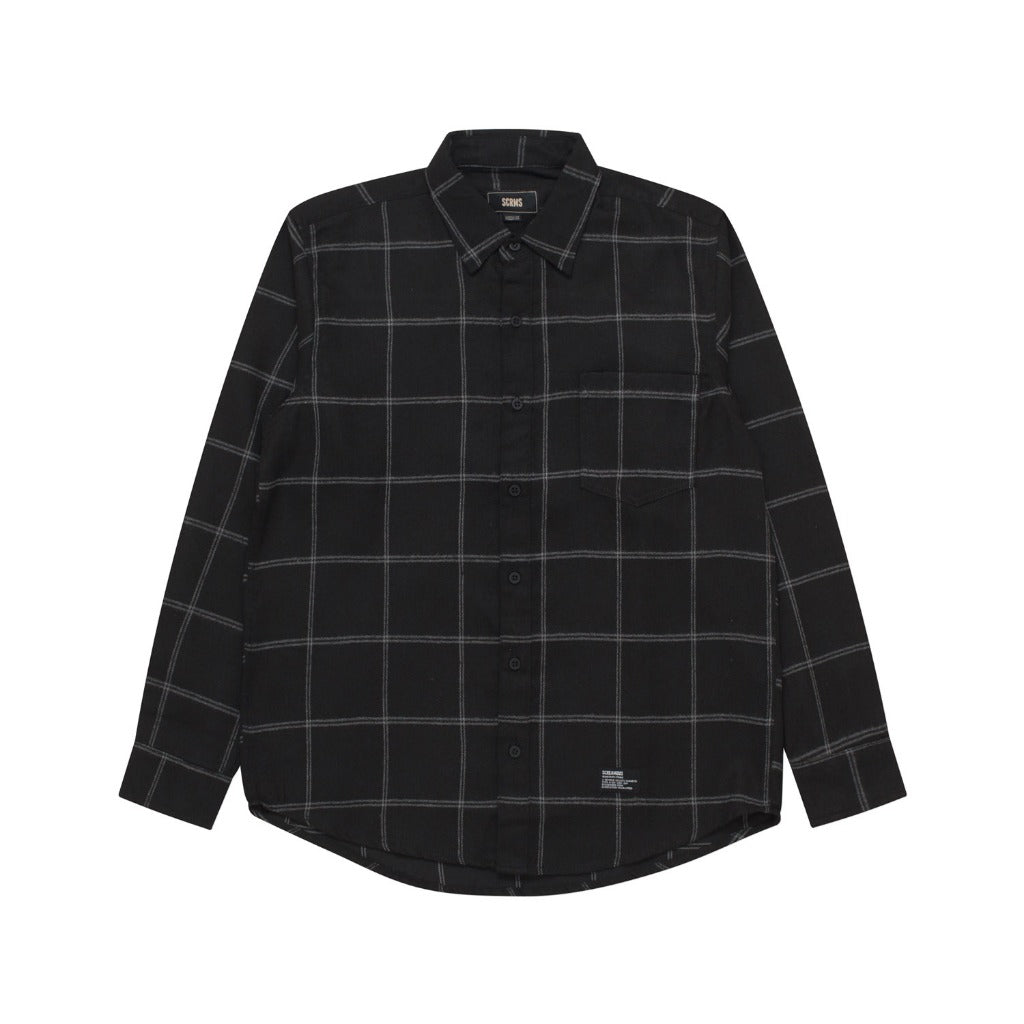 Flannel SAMMY BLACK GREY