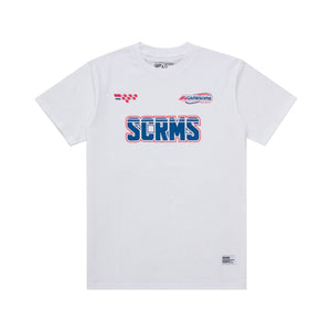 GAMESOME T-Shirt RACE FLAG WHITE