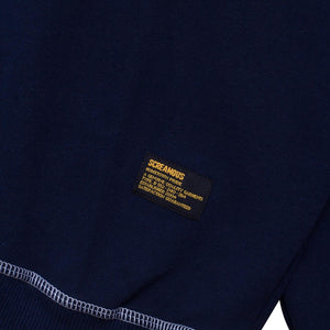 Crewneck OVERSIZED LEGEND TINY WHITE NAVY BLUE