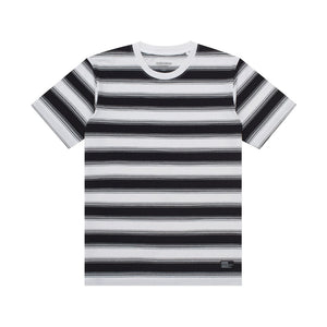T-Shirt Stripe JASON BLACK WHITE