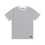 Load image into Gallery viewer, T-Shirt Stripe ORCHARD WHITE BLACK
