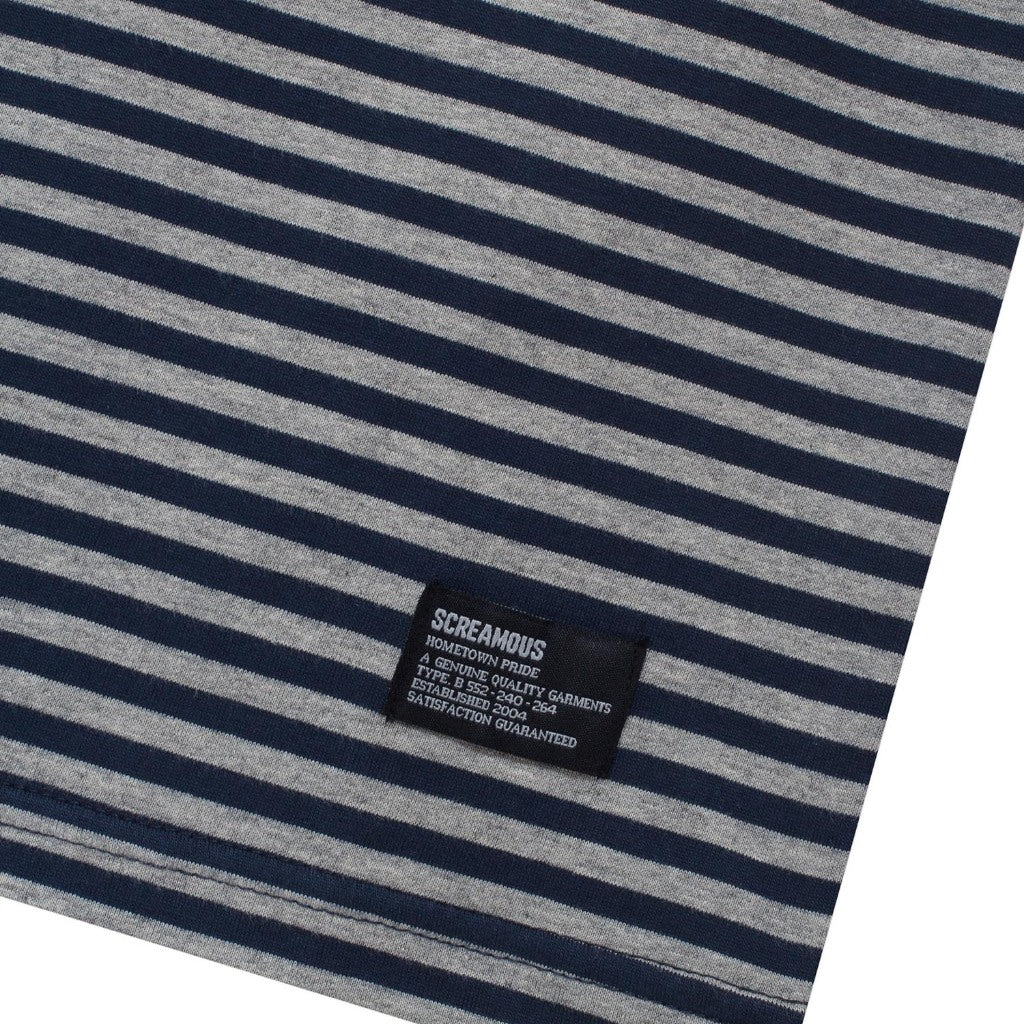 T-Shirt Stripe WALTZ MISTY NAVY