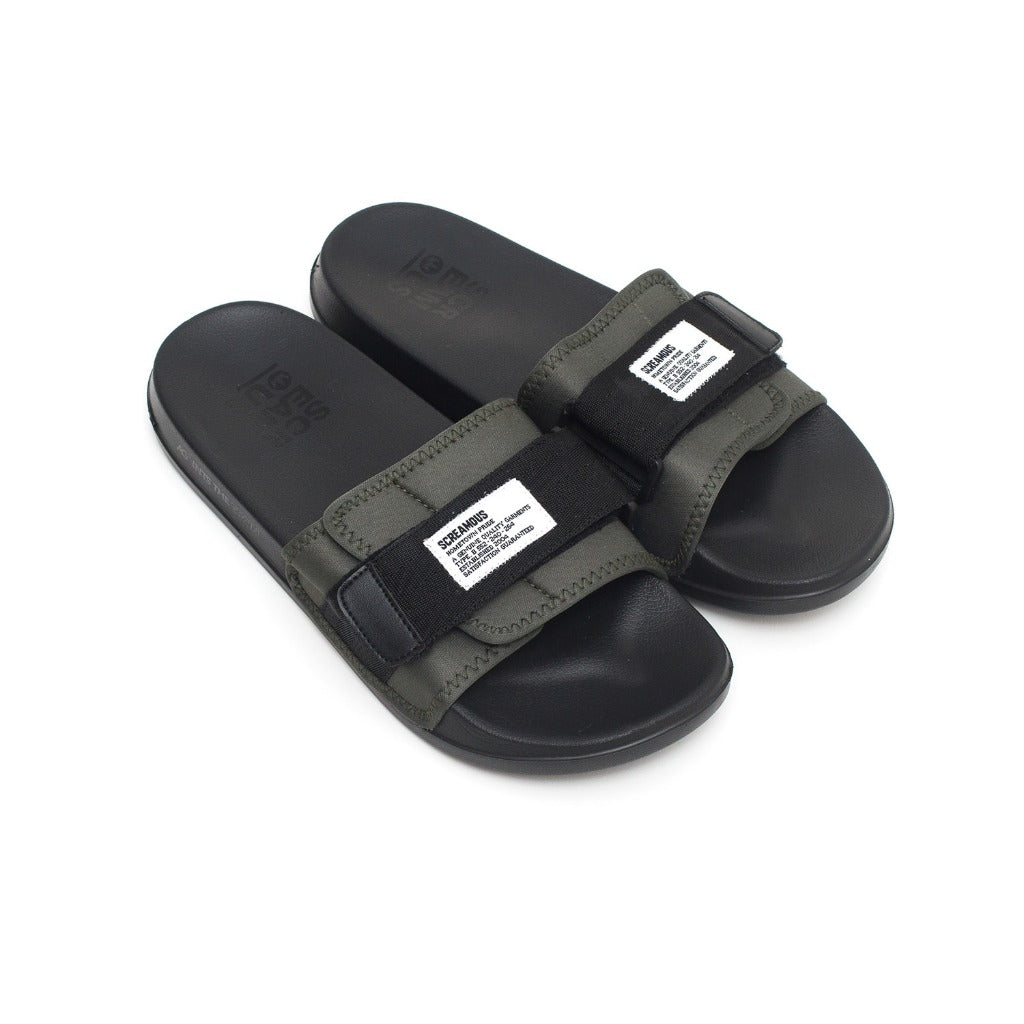 Slippers Sandals MOJO BLACK ARMY