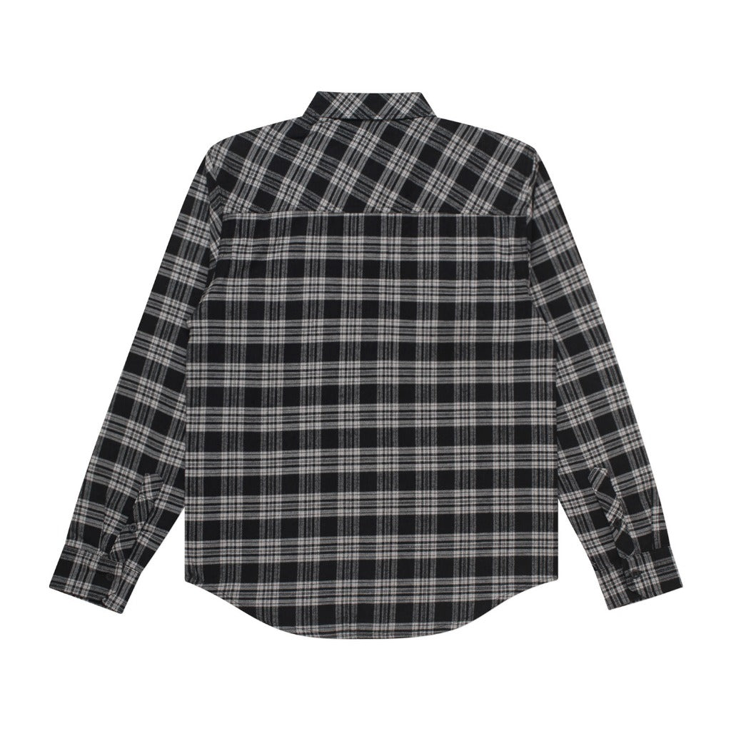 Flannel MORRIS BLACK GREY