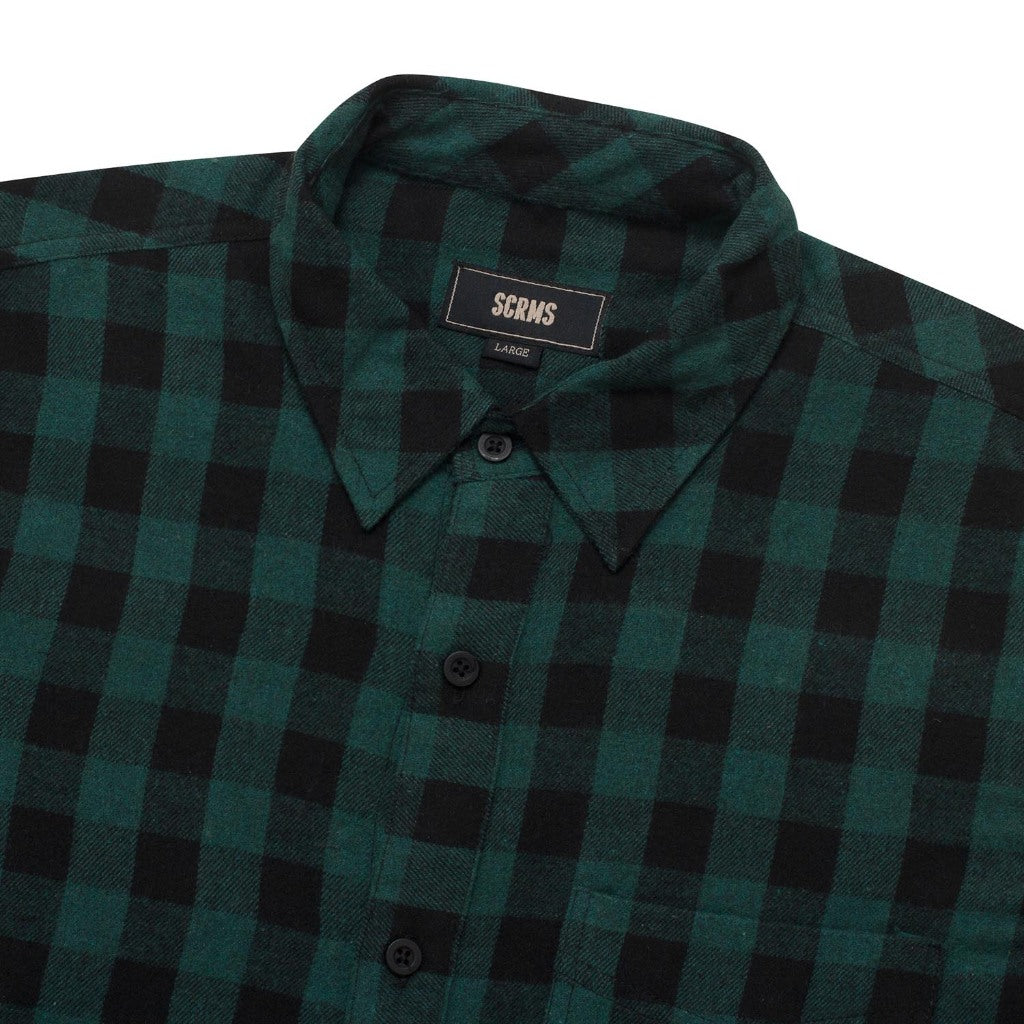 Flannel HOUSEM BLACK GREEN
