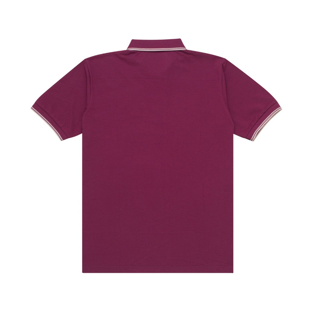 Polo Shirt CROWN LINE SILVER MAROON