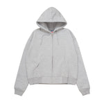 Load image into Gallery viewer, Pullover Zipper Hoodie BOXY FIT FURE MISTY GREY
