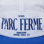 Load image into Gallery viewer, GAMESOME Hat 5panel PARC FERME WHITE BLUE
