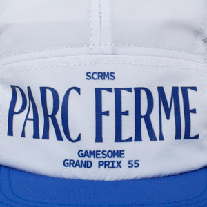 GAMESOME Hat 5panel PARC FERME WHITE BLUE