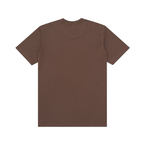 T-Shirt CROWN LOGO SS DARK BROWN