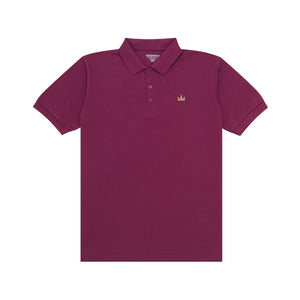 Polo Shirt CROWN GOLD MAROON