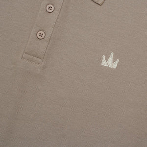 Polo Shirt CROWN SAGE SGE BROWN