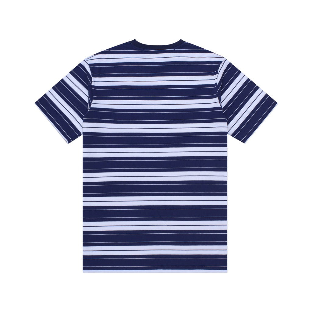 T-Shirt Stripe CLOVIS NAVY WHITE