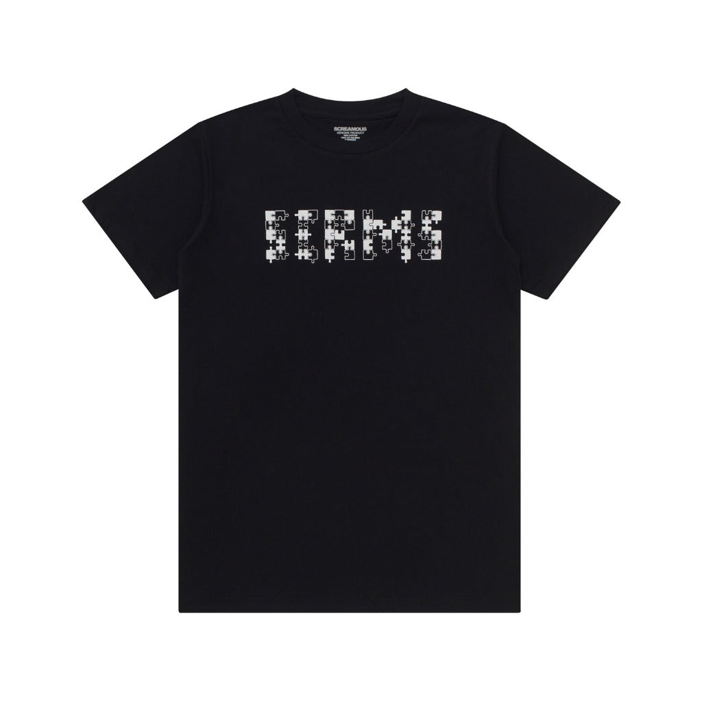 T-Shirt PUZZLE BLACK