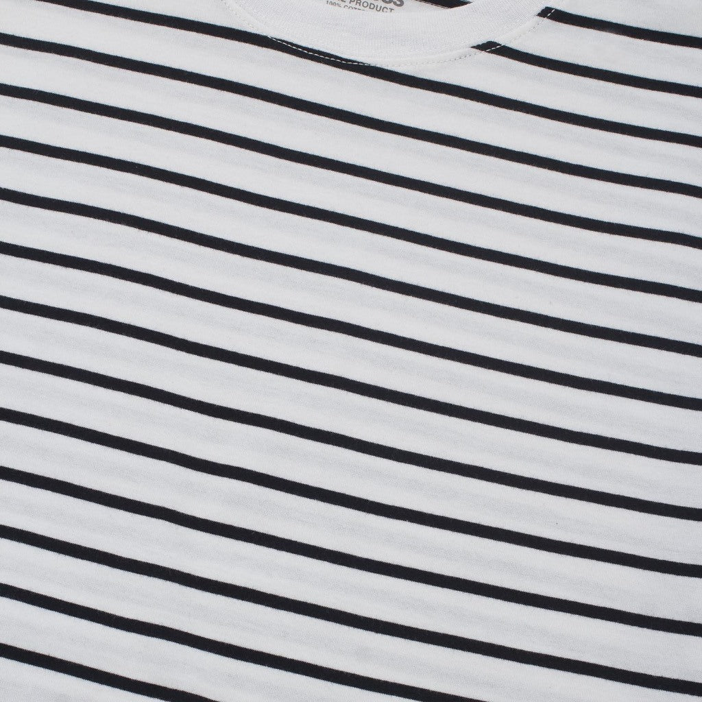 T-Shirt Stripe ORCHARD WHITE BLACK