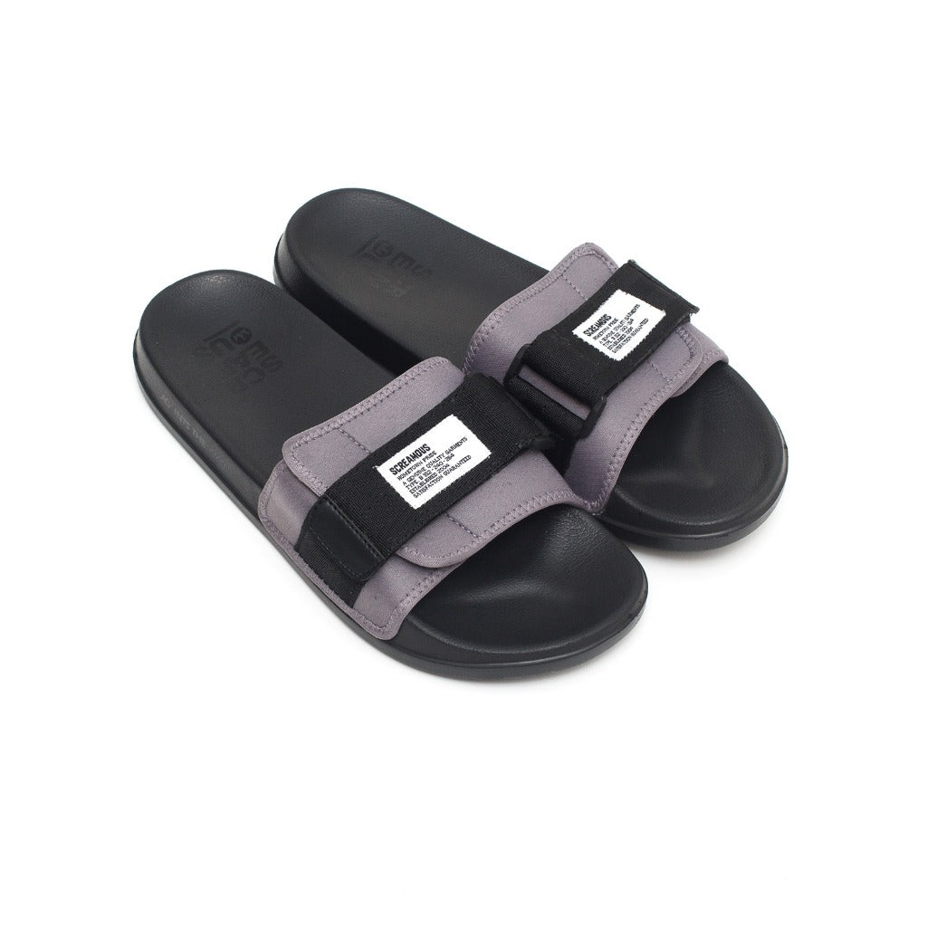 Slippers Sandals MOJO BLACK GREY