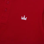 Load image into Gallery viewer, Polo Shirt CROWN LINE WHITE RED

