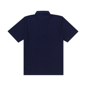 Polo Shirt CROWN WHITE NAVY BLUE
