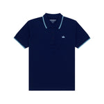 Load image into Gallery viewer, Polo Shirt CROWN LINE SKY BLUE NAVY BLUE
