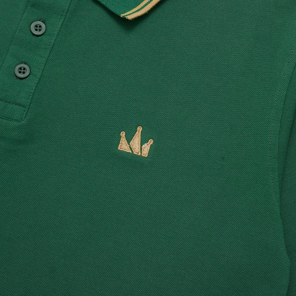 Polo Shirt CROWN LINE GOLD GREEN