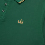 Load image into Gallery viewer, Polo Shirt CROWN LINE GOLD GREEN
