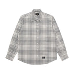 Load image into Gallery viewer, Flannel JAMES GREY WHITE
