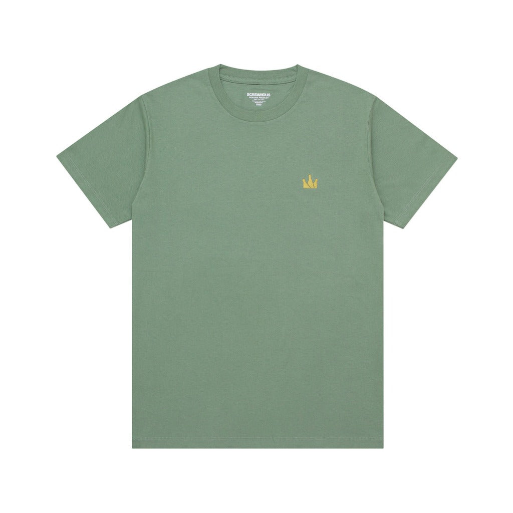 T-Shirt CROWN LOGO SS PAPPERMINT GREEN