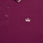 Load image into Gallery viewer, Polo Shirt CROWN LINE SILVER MAROON

