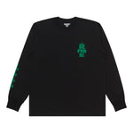 Load image into Gallery viewer, T-Shirt Longsleeves VERT REP BLACK
